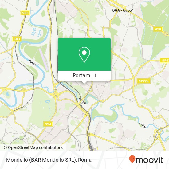 Mappa Mondello (BAR Mondello SRL)