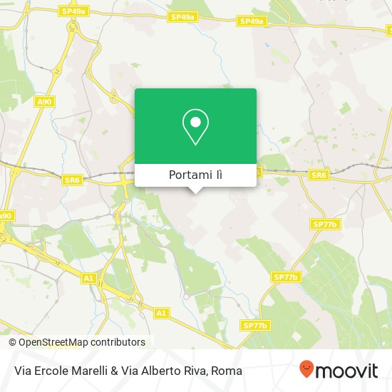 Mappa Via Ercole Marelli & Via Alberto Riva