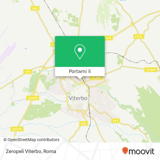 Mappa Zeropeli Viterbo