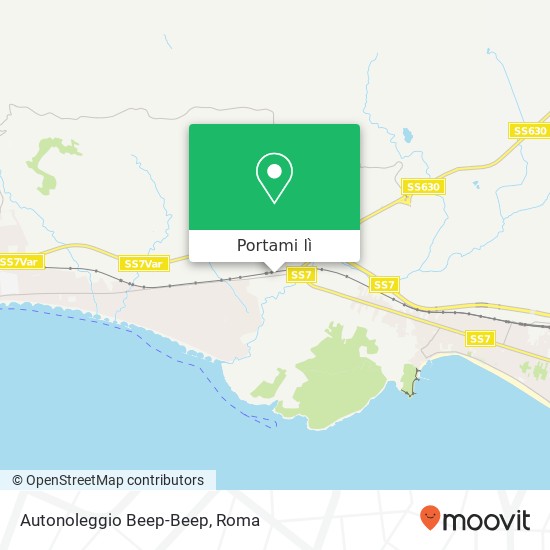 Mappa Autonoleggio Beep-Beep