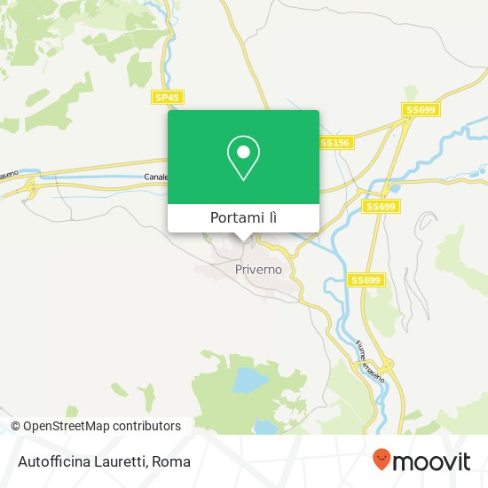 Mappa Autofficina Lauretti