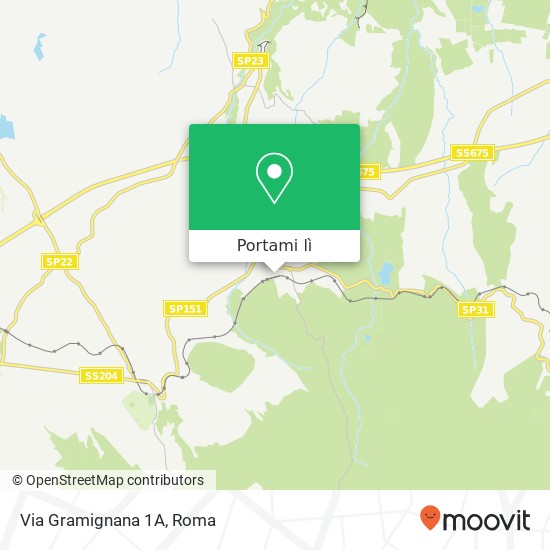 Mappa Via Gramignana 1A