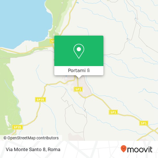 Mappa Via Monte Santo 8