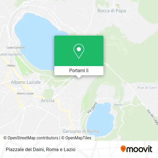 Mappa Piazzale dei Daini