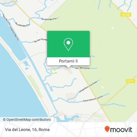 Mappa Via del Leone, 16