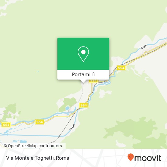 Mappa Via Monte e Tognetti