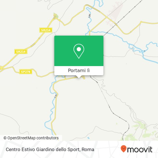 Mappa Centro Estivo Giardino dello Sport