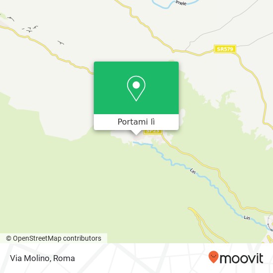 Mappa Via Molino