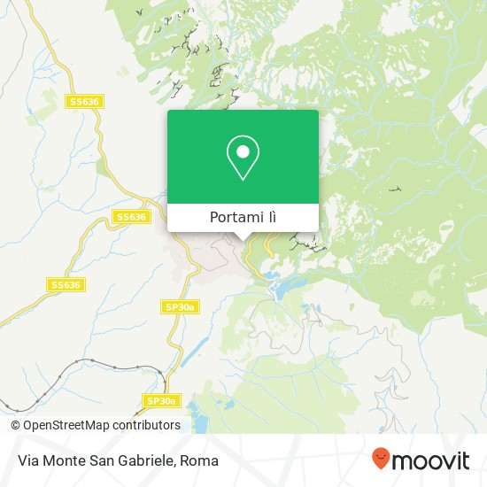 Mappa Via Monte San Gabriele