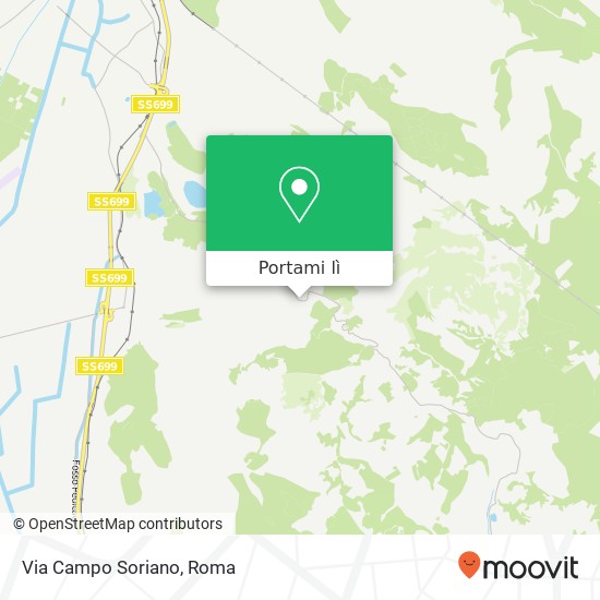 Mappa Via Campo Soriano