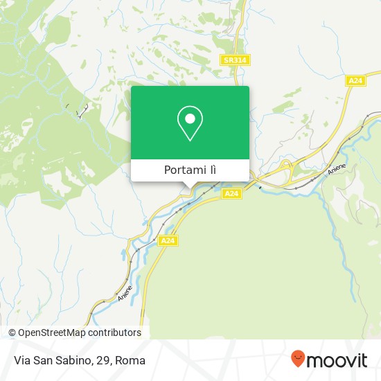 Mappa Via San Sabino, 29
