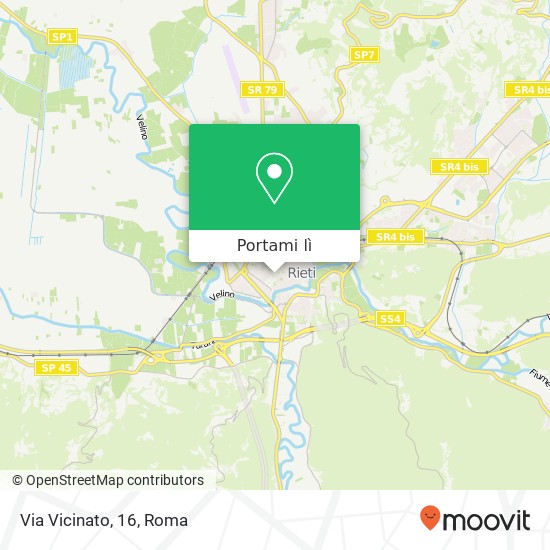 Mappa Via Vicinato, 16
