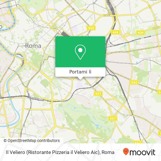 Mappa Il Veliero (Ristorante Pizzeria il Veliero Aic)