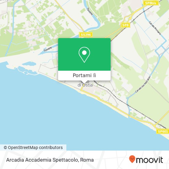 Mappa Arcadia Accademia Spettacolo