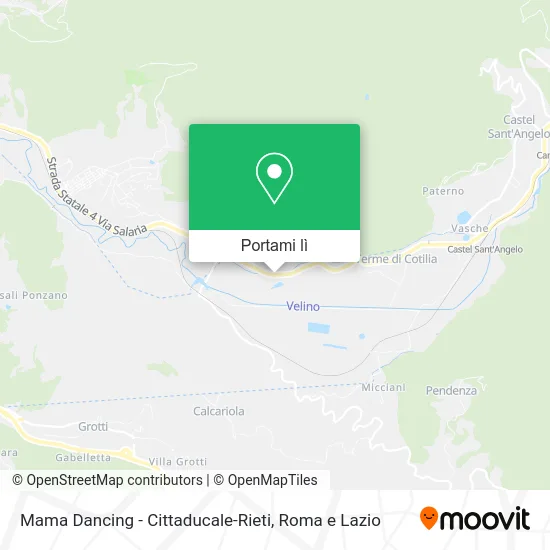 Mappa Mama Dancing - Cittaducale-Rieti