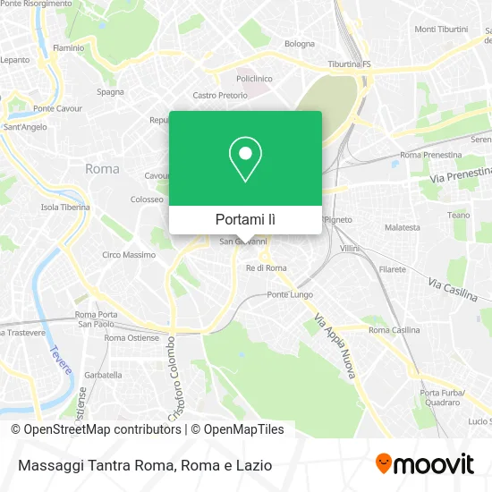Mappa Massaggi Tantra Roma