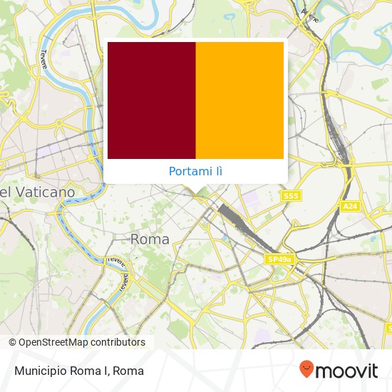 Mappa Municipio Roma I