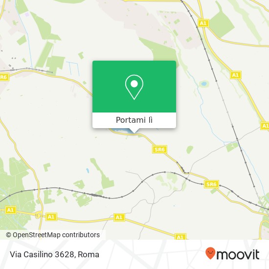 Mappa Via Casilino 3628