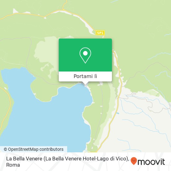 Mappa La Bella Venere (La Bella Venere Hotel-Lago di Vico)