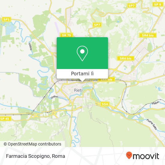 Mappa Farmacia Scopigno