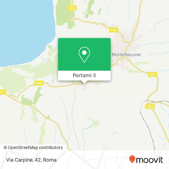 Mappa Via Carpine, 42