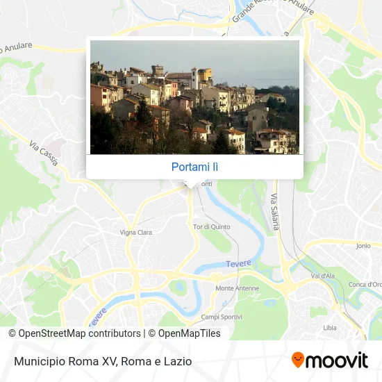 Mappa Municipio Roma XV