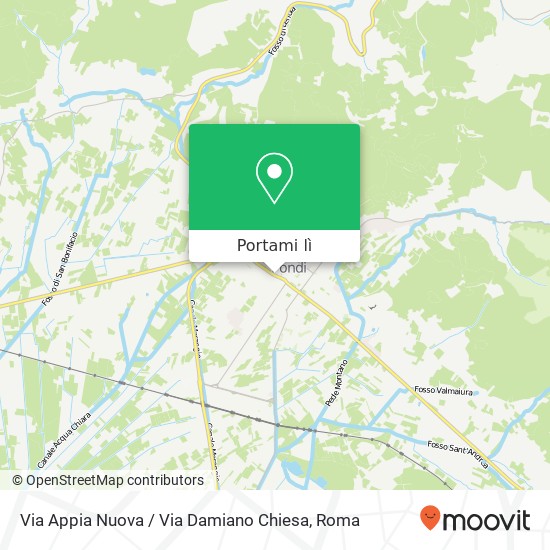 Mappa Via Appia Nuova / Via Damiano Chiesa