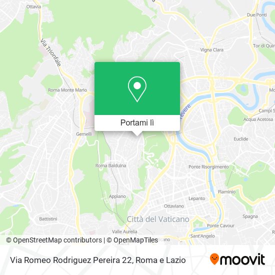 Mappa Via Romeo Rodriguez Pereira 22
