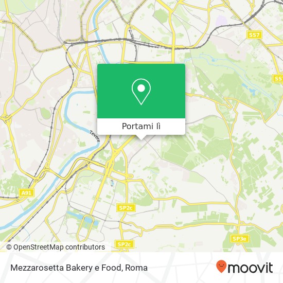 Mappa Mezzarosetta Bakery e Food