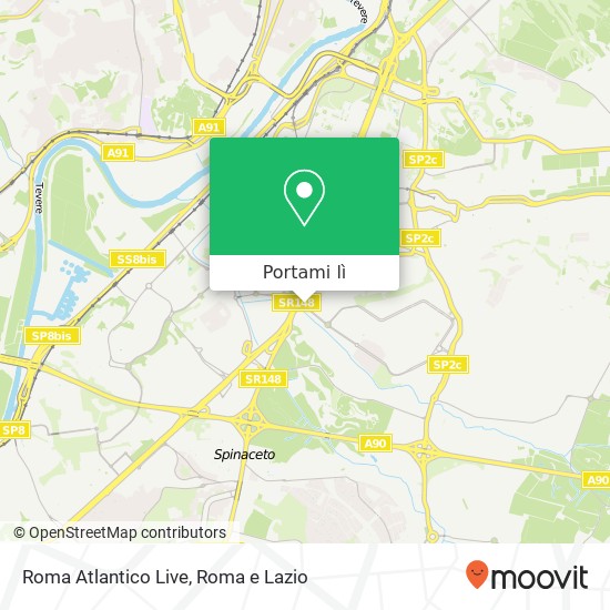 Mappa Roma Atlantico Live
