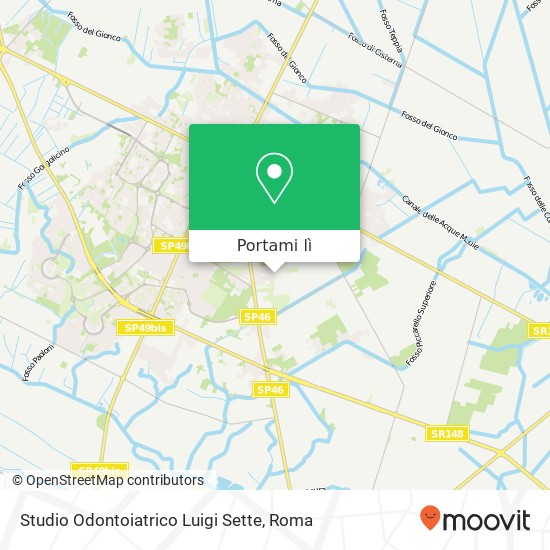 Mappa Studio Odontoiatrico Luigi Sette