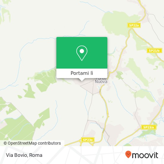 Mappa Via Bovio
