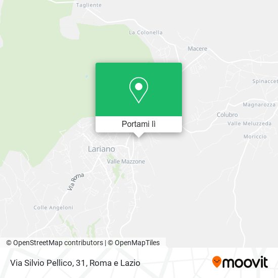 Mappa Via Silvio Pellico, 31