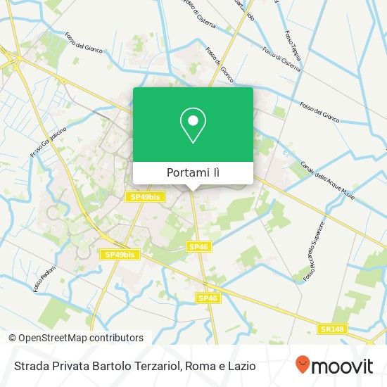 Mappa Strada Privata Bartolo Terzariol