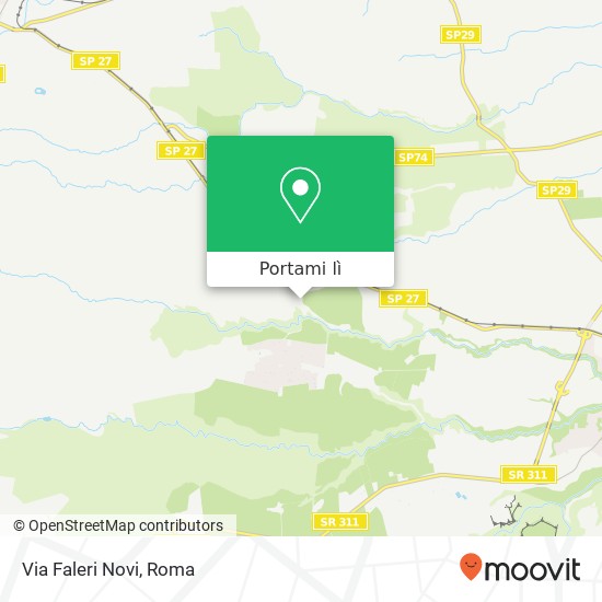 Mappa Via Faleri Novi