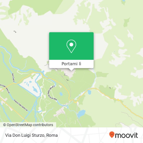Mappa Via Don Luigi Sturzo
