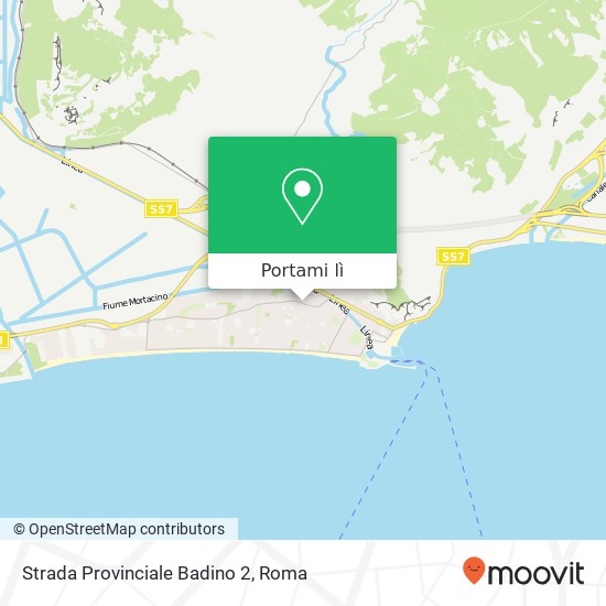 Mappa Strada Provinciale Badino 2