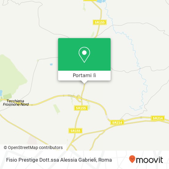 Mappa Fisio Prestige Dott.ssa Alessia Gabrieli