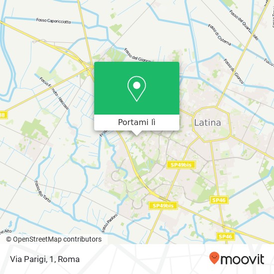 Mappa Via Parigi, 1