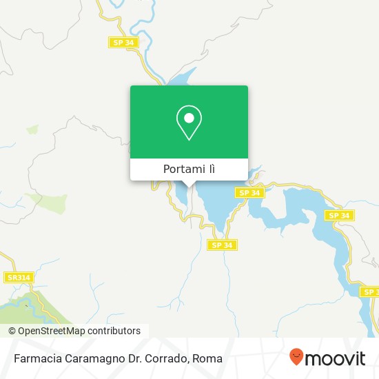 Mappa Farmacia Caramagno Dr. Corrado