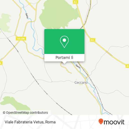 Mappa Viale Fabrateria Vetus