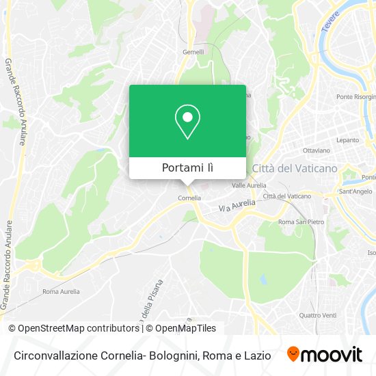 Mappa Circonvallazione Cornelia- Bolognini