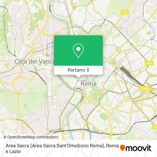 Mappa Area Sacra (Area Sacra Sant'Omobono Roma)