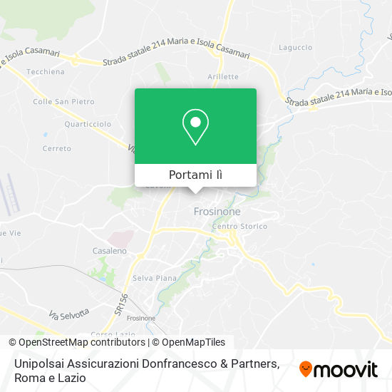 Mappa Unipolsai Assicurazioni Donfrancesco & Partners