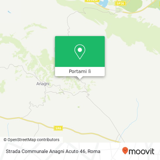 Mappa Strada Communale Anagni Acuto 46