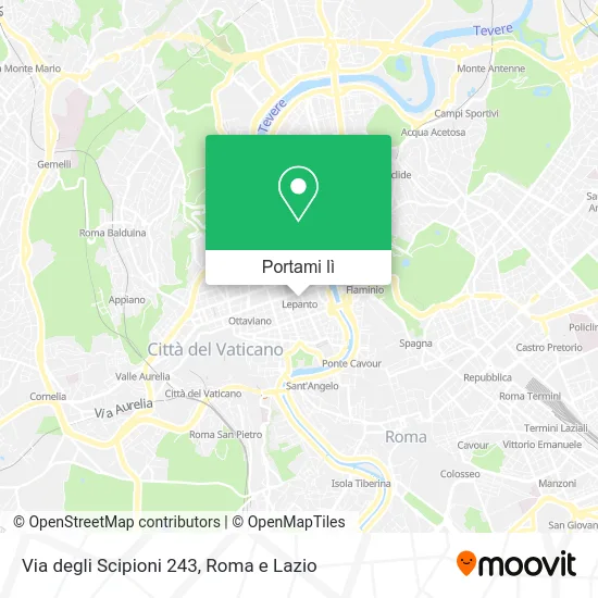 Mappa Via degli Scipioni  243