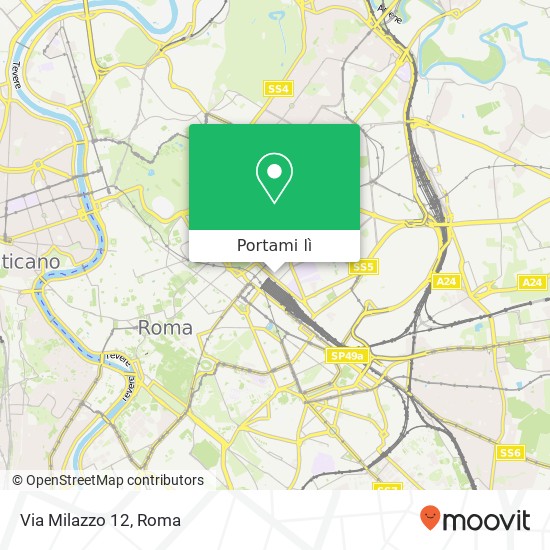 Mappa Via Milazzo  12