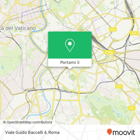 Mappa Viale Guido Baccelli  4
