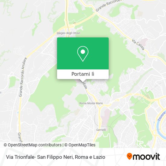 Mappa Via Trionfale- San Filippo Neri