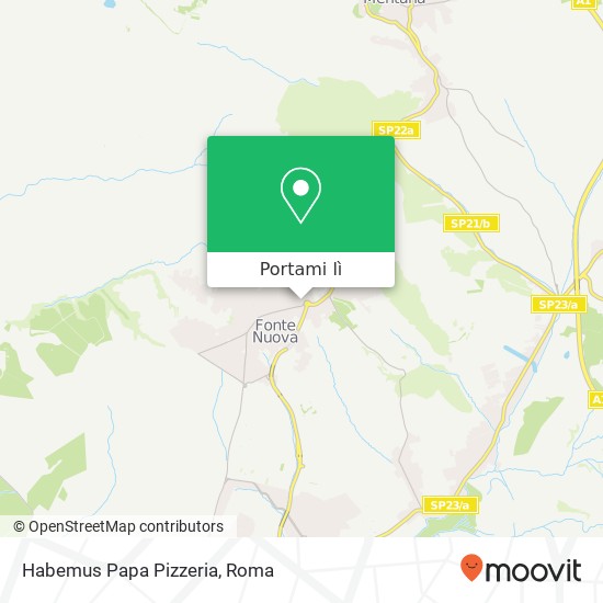 Mappa Habemus Papa Pizzeria